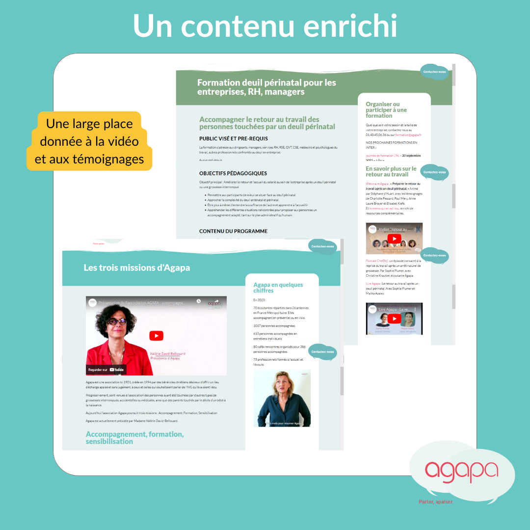 L'association Agapa a mis en ligne son nouveau site internet ! - Udaf ...