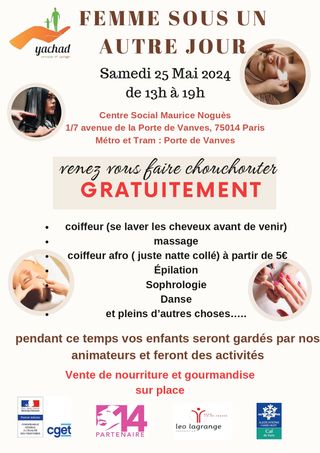 Affiche événement Femmes sous un autre jour - 25 mai 2024 Paris 14e arrondissement