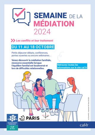 Affiche Semaine de la Médiation 2024
