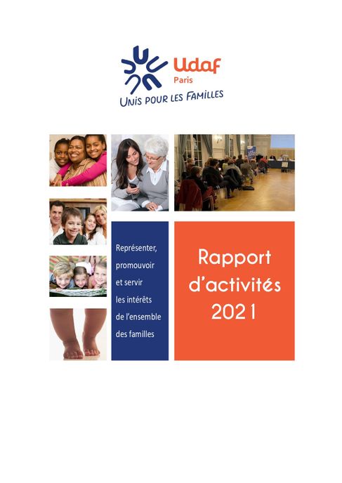 Rapports d'activité - Udaf 75 Paris